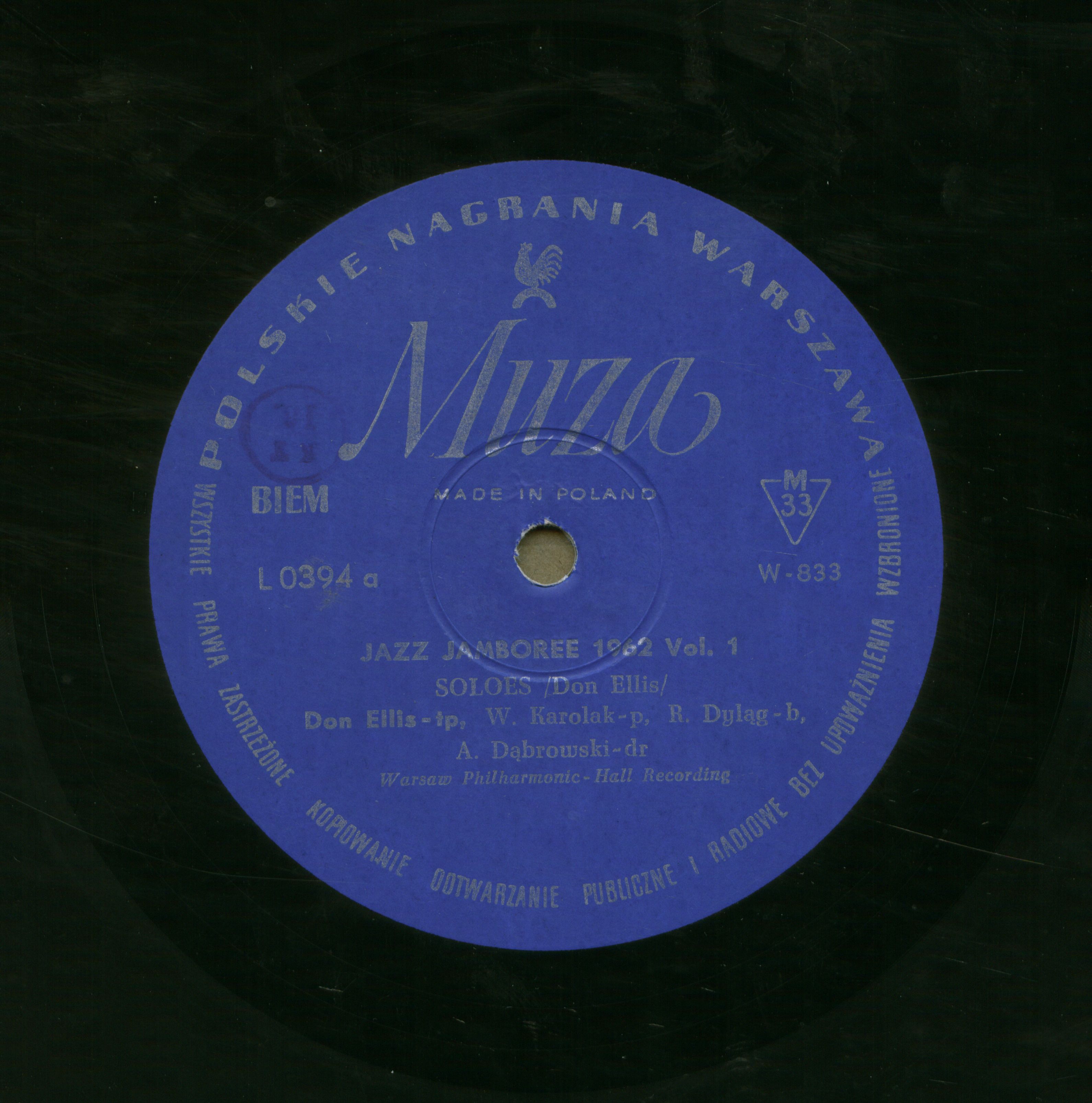 Jazz Jamboree 1962 vol. 1